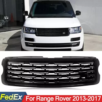 Fits Range Rover Vogue L405 2013-2017 Gloss Black Front Bumper Grille 2023 Style • $123.49