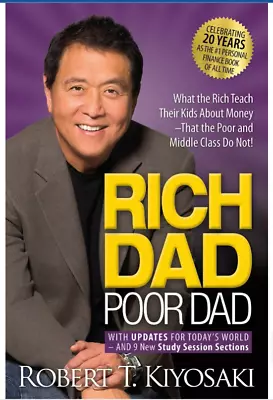 Rich Dad Poor Dad By Robert Kiyosaki | Paperback Book | NEW | FREE SHIPPING • $17