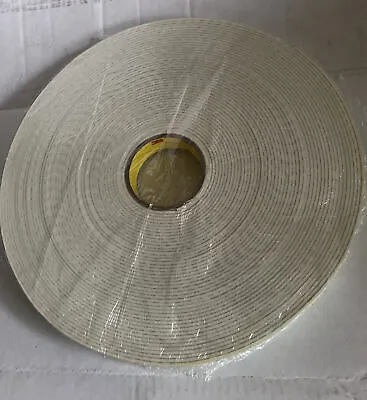 $23.80 • Buy 3M 4008 Double Sided Foam Tape 1  X 36yds. 1/8  Natural 1 HUGE Roll