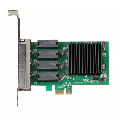 RTL8111H PCIe 4-port Gigabit NIC Card Server Stability High-Speed Connectivity • £36.50