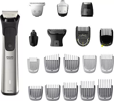 Philips Norelco - Multigroom Series 9000 - 21 Piece Men's Grooming Kit - Silver • $89.99