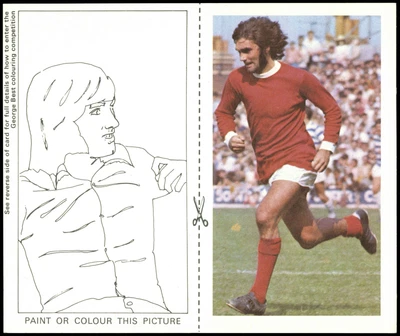 £149.50 • Buy Smiths Food - 'George Best Picture Cards' - #16 (1971)