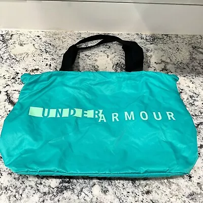 Under Armour UA Favorite Graphic Green/Teal Tote Cinch Style Lightweight Bag 21 • $13.75