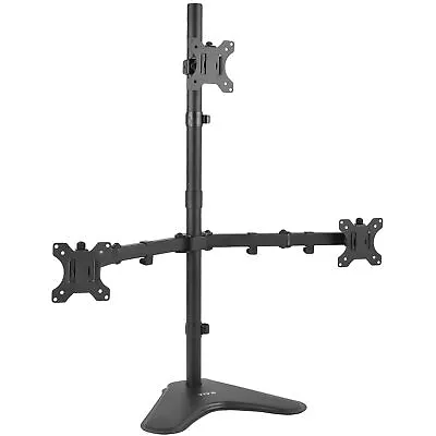 VIVO Triple Monitor Desk Stand Mount Standing Adjustable For 3 Screens Up To 30  • $69.99