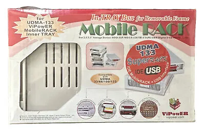 VIPOWER UDMA-133 Vipower Mobile Rack  Inner Tray VP-10 Two Fans For 2.5” / 3.5” • $39