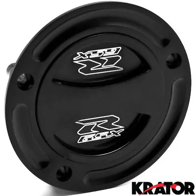 Black Keyless Gas Cap Twist Off Fuel Tank Cap Logo For Suzuki GSXR 750 2004-2015 • $22.99