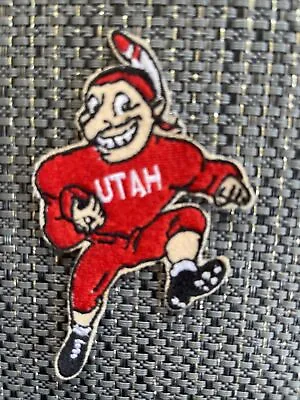$6.99 • Buy University Of Utah Utes Vintage Embroidered Iron On Patch Round  4” X 2.5”