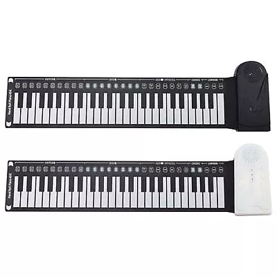 Roll Up Piano Electronic 49 Key Keyboard Folding Flexible Silicone • $67.15