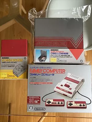 Nintendo Famicom Mini Classic Box Mini And Famicom Mini Storage  All New In Box • $279.99