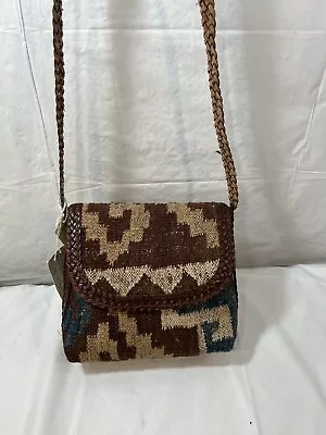 L. J. Simone Kilim Wool Aztec SouthwesternTapestry  Purse New • $70.50