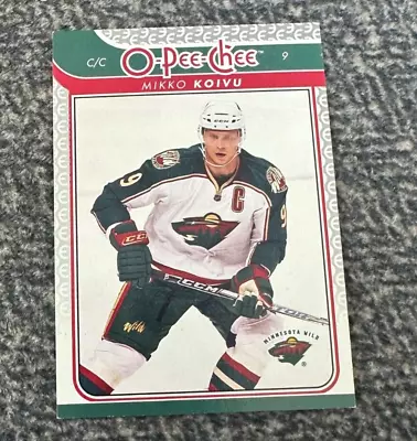 2009-10 O-Pee-Chee Wild Hockey Card #254 Mikko Koivu • $1.65