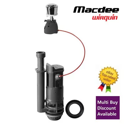 Macdee Wirquin Kayla 1.5  & 2  Cable Operated Dual Flush Valve DVA0100 - VAT INC • £17.90