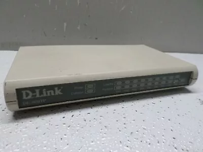 D-Link 8-Port Ethernet Switch Mini Hub DE-809TP Version F1 • $10