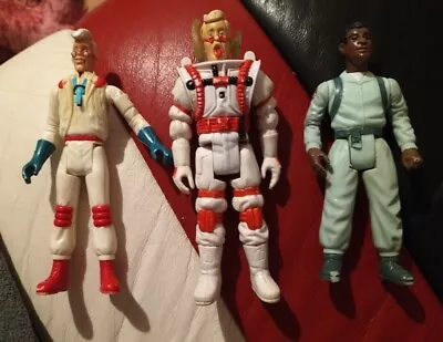 3 Ghostbusters 6  ACTION FIGURES KENNER 1984 1987 EGON FRIGHT FEATURES WINSTON • £14.99