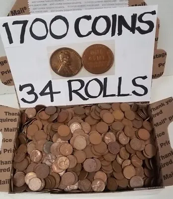 £93.39 • Buy 13216 Lot 11+ Lbs Wheat Pennies Lincoln Cents U.s. Coins 1950-1958 65+ Years Old