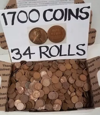£93.39 • Buy 13216 Lot 11+ Lbs Wheat Pennies Lincoln Cents U.s. Coins 1950-1958 65+ Years Old