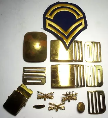 Vintage CULVER MILITARY ACADEMY Fine ASSORTMENT Of BRASS STUFF - PINS & RELATED • $58.77