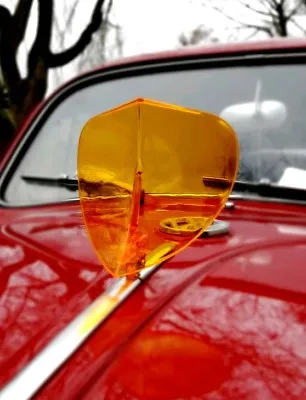 Wirbulator Wind Screen Deflector For VW Beetle Bug Type 1 Oval AMBER AAC251A • $70.74