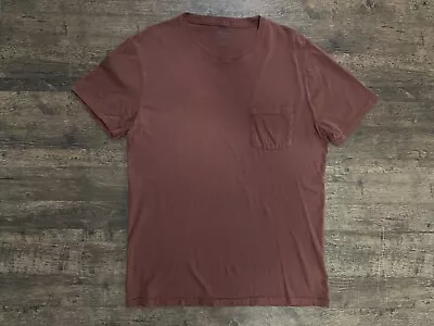 Urban Outfitters Pocket Short Sleeve T-Shirt Burgundy Men's Size Large • $4.99