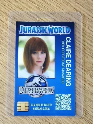 Jurassic World ID Badge - Claire Dearing Park Ops Manager Costume Prop Cosplay • $13.24