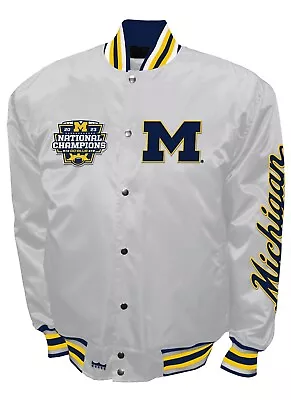 Michigan Wolverine’s NCAA 2023 National Championship Satin Jacket • $129.99