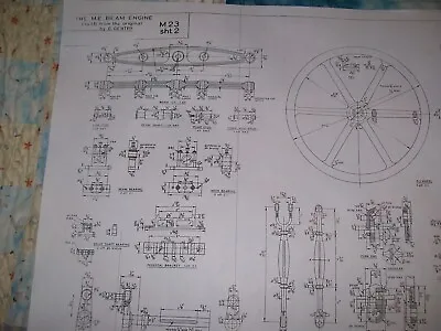  Beam Steam Engine    Model Plans • $39.76