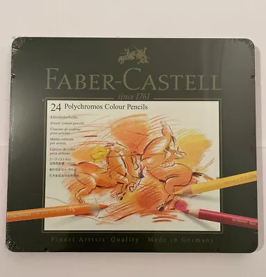 Faber-Castell  Tin Of 24 Polychromos Artists' Pencils • £27.95