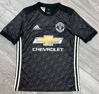 Manchester United 2017/2018 Away Football Shirt Soccer Jersey Size L Boys 13/14Y • $25