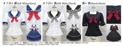 Meta [Plus Size] Sailor Bow Blouse (110 Cm Bust) • $200