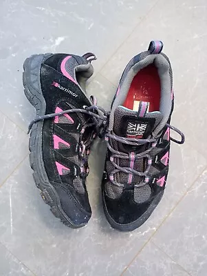 Women's Karrimor Summit 00 Black/pink Walking Shoes Size Uk 6.5 Eur 40 • £6.99
