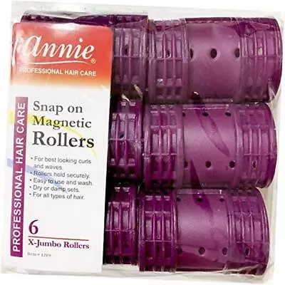 - Professional Snap On Magnetic Rollers - Size (X Jumbo) - 6 Count (Pack Of 1) • $9.97