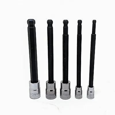 New 5pc Craftsman Long Ball End Metric Allen Hex Key Socket Set 5 - 10mm  • $28.88