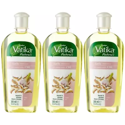 Pack Of 3 300ml Dabur Vatika GARLIC Enriched Hair Oil For Repair And Restore • $19.99