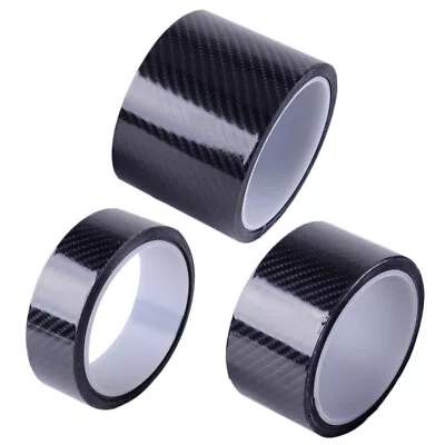 Car Carbon Fiber Style Sticker 3M Length Roll Vinyl Wrap Decal Decoration Parts • $8.05