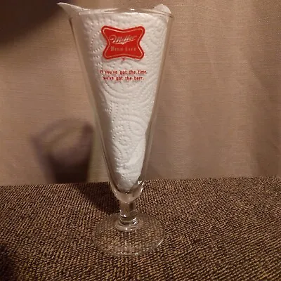 Vintage  Miller High Life Pilsner Beer Glass • $9.99