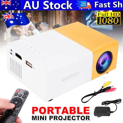 $34.19 • Buy Mini Projector LED 1080P Home Cinema HD Portable Projector Party Theater Office
