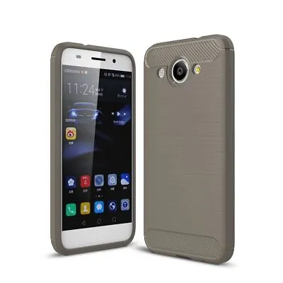 Cell Phone Case Protective Frame For Apple Samsung Xiaomi Carbon Look TPU • £6.88