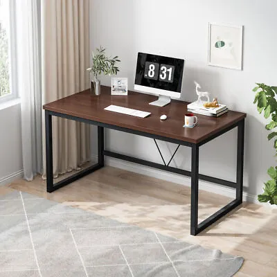 43  Home Office Desks Vintage Wooden Gaming Laptop Table Study Workstation Table • $61.09