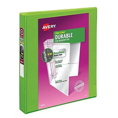 Avery Durable 1  3-Ring View Binder Bright 34153 • $12.50