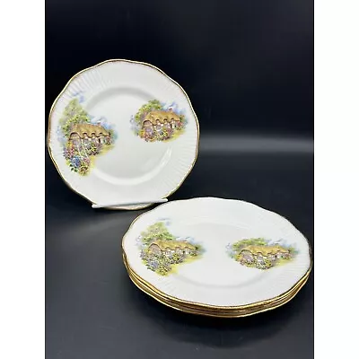 Elizabethan China England Set Of 4 Dessert Luncheon Plates EUC Vintage • $29.90