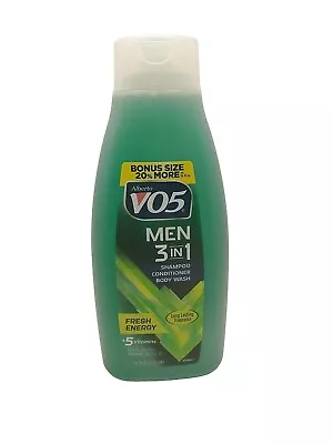 Alberto VO5 Men's 3-in-1 Shampoo Conditioner Body Wash Fresh Energy 18oz • $3