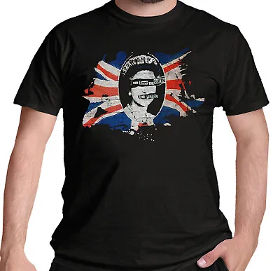 Sex Pistols T Shirt Official God Save The Queen Union Jack Flag Punk Anarchy New • £14.97
