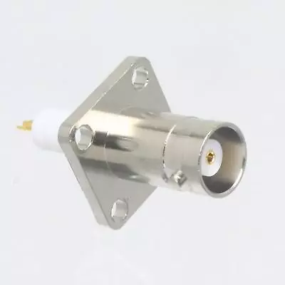 MHV 3000V 3KV High Voltage Coaxial Connector BNC Female Flange Receptacle Mount • $3.99