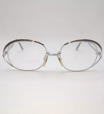 80s CLASSIC! Eyeglass Frames By Christian Dior 2145 72 Silver VINTAGE Butterfly • $69.99