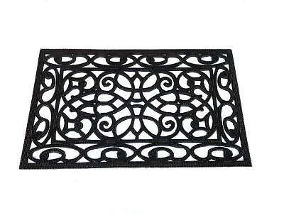 Door & Floor Mat Rubber Backed Stylish Tahoe Pin For Hallway Indoor And Outdoor • £10.50