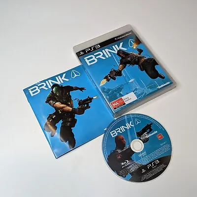 Brink PlayStation 3 CIB PAL Aus + FREE POST • $9.50