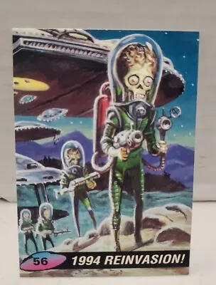 1994 Mars Attacks Archives #56 Reinvasion Promo Card Topps Aliens Horror • $17.99