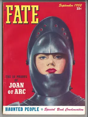 FATE Magazine September 1952 #30 Proofs Of Joan Of Arc Haunted People • $10