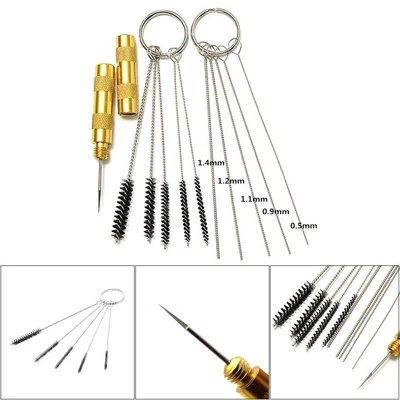 £6.07 • Buy 11pcs Airbrush Cleaning Needle & Brush Accessories Kit For Spray Gun Cleaner BK