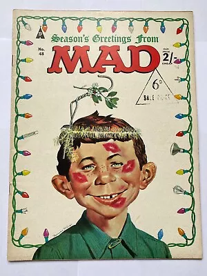 MAD MAGAZINE #48 British UK Edition -   VG    Shop Stamp • £3.95